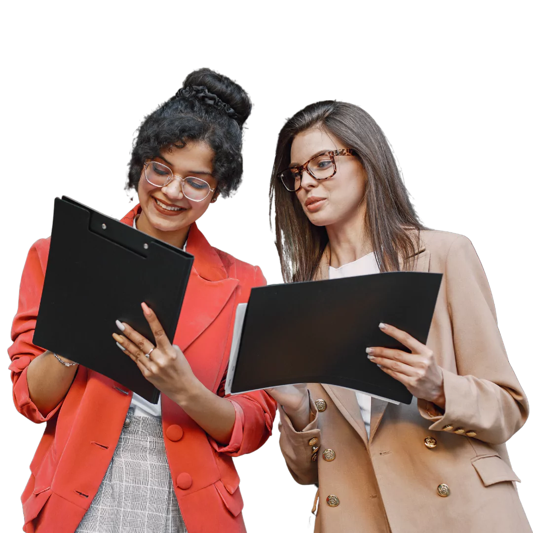 Professional developers collaborating